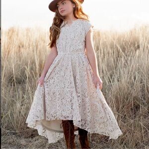 Joyfolie (Mia Joy) Hadley Lace Dress Pale Pink